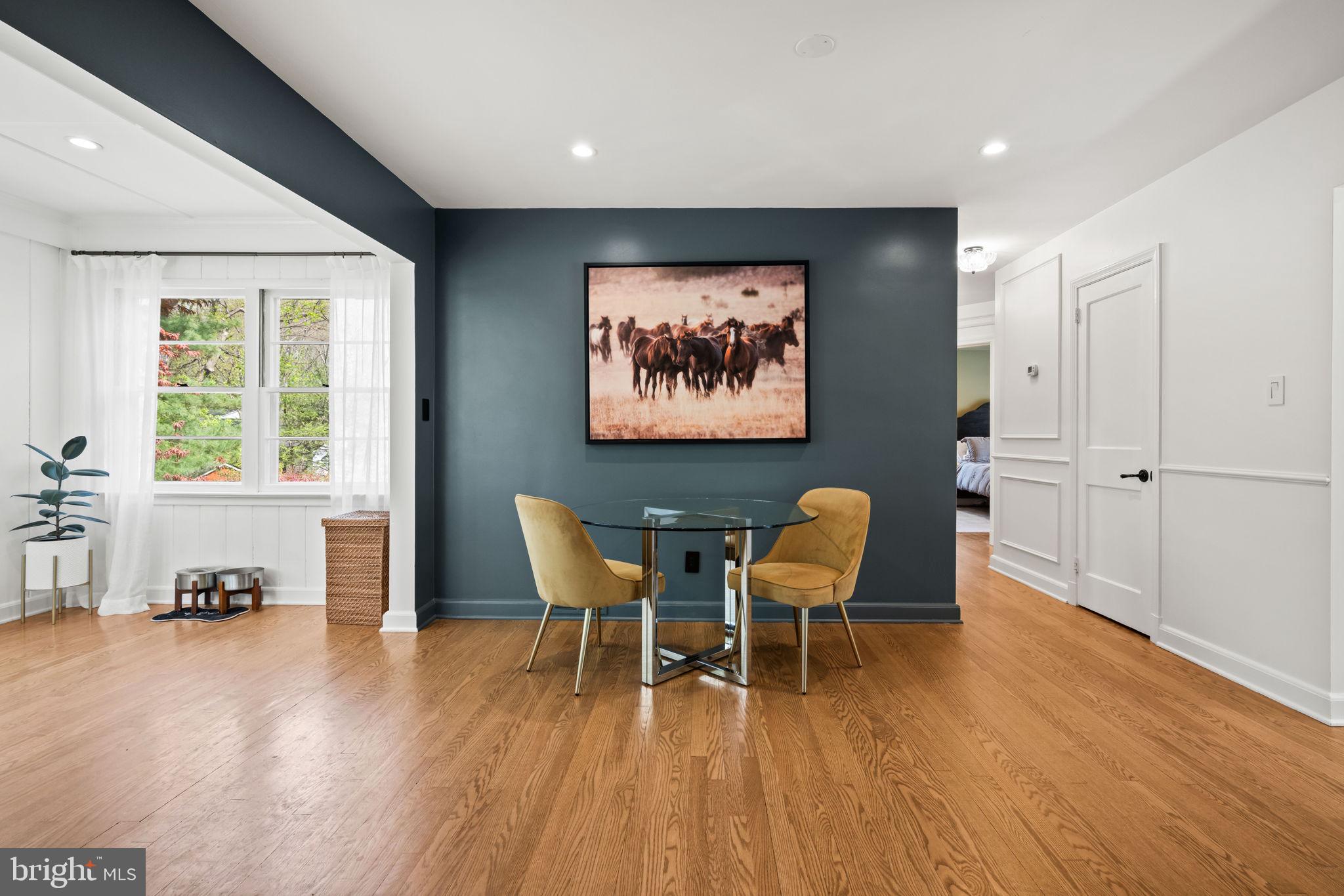 3814 Hillcrest Lane Annandale, VA 22003 - Photo 17 of 48 a dining room with furniture and wooden floor