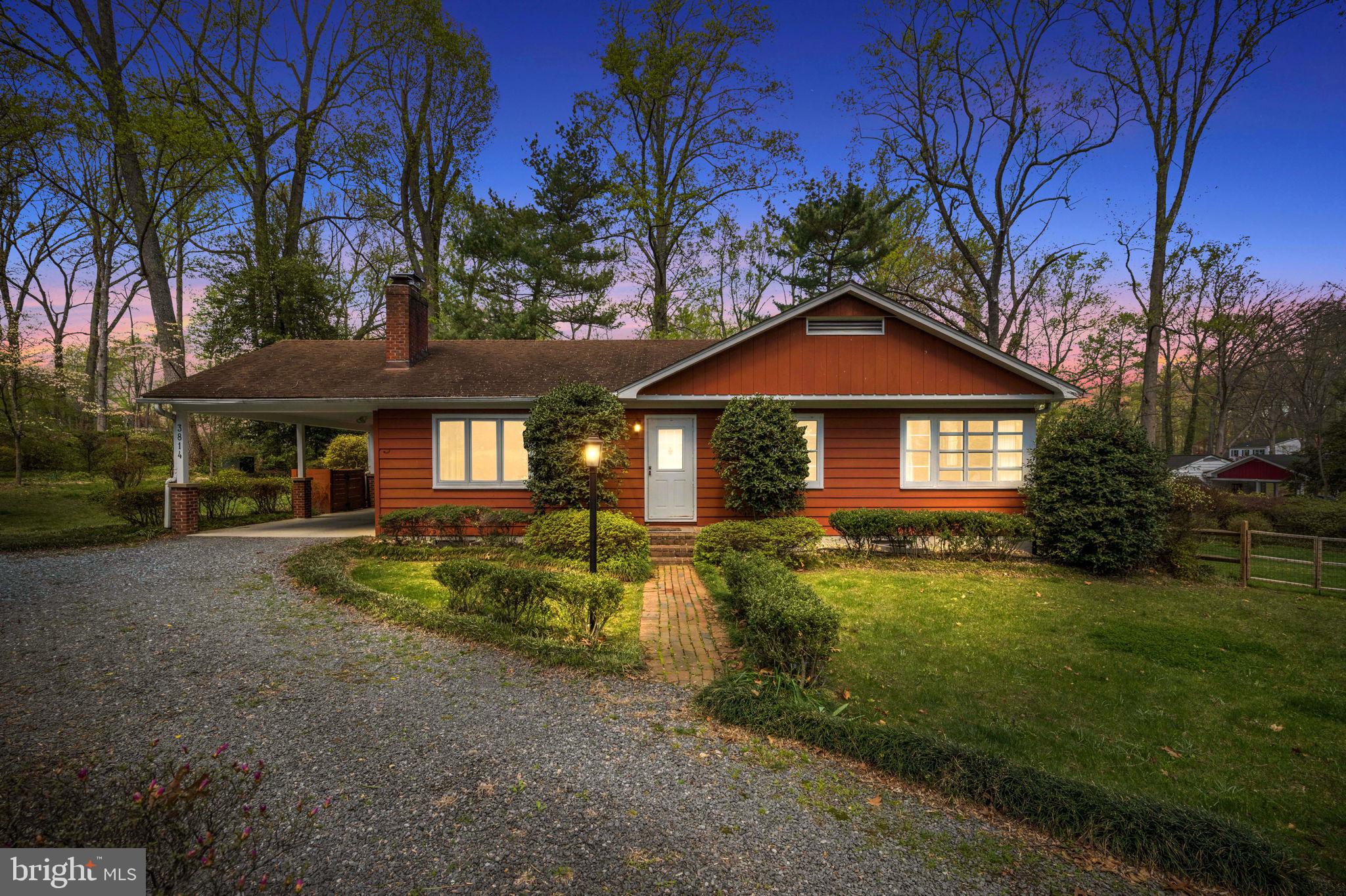 3814 Hillcrest Lane Annandale, VA 22003 - Photo 2 of 48 a front view of a house with a yard