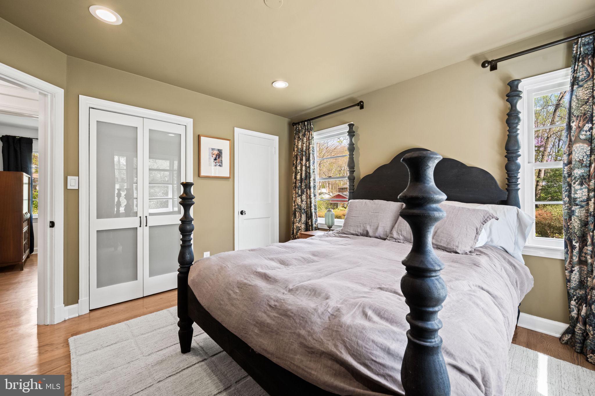 3814 Hillcrest Lane Annandale, VA 22003 - Photo 25 of 48 a bed sitting in a bedroom next to a window