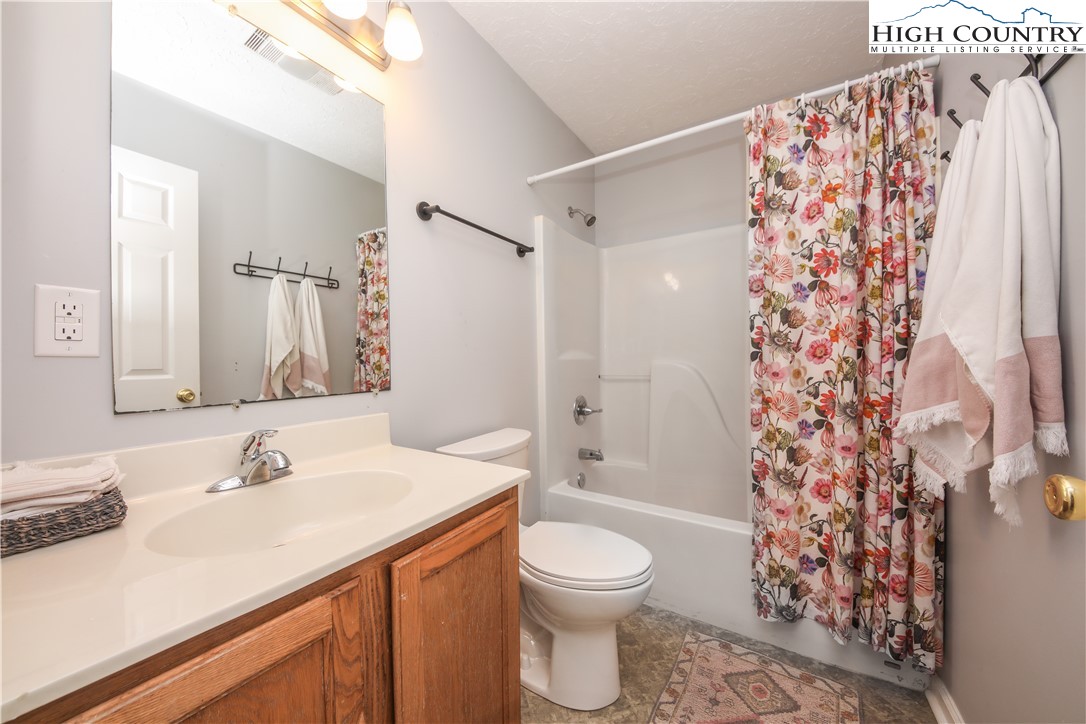 2171 Junaluska Road Boone, NC 28607 - Photo 8 of 46 a bathroom with a sink toilet and shower