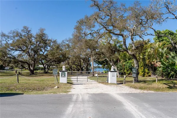 a view of road with trees