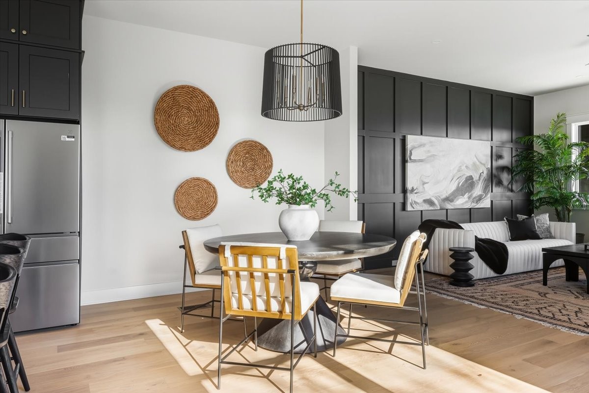 1902 3rd Avenue North, Unit B Nashville, TN 37208 - Photo 12 of 47 a view of a dining room with furniture and chandelier
