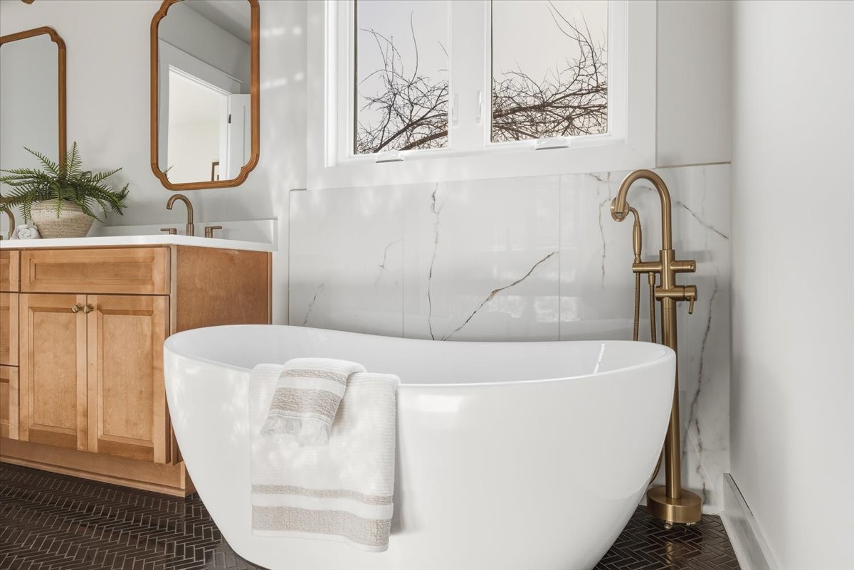 1902 3rd Avenue North, Unit B Nashville, TN 37208 - Photo 43 of 47 a bathroom with a sink and a mirror