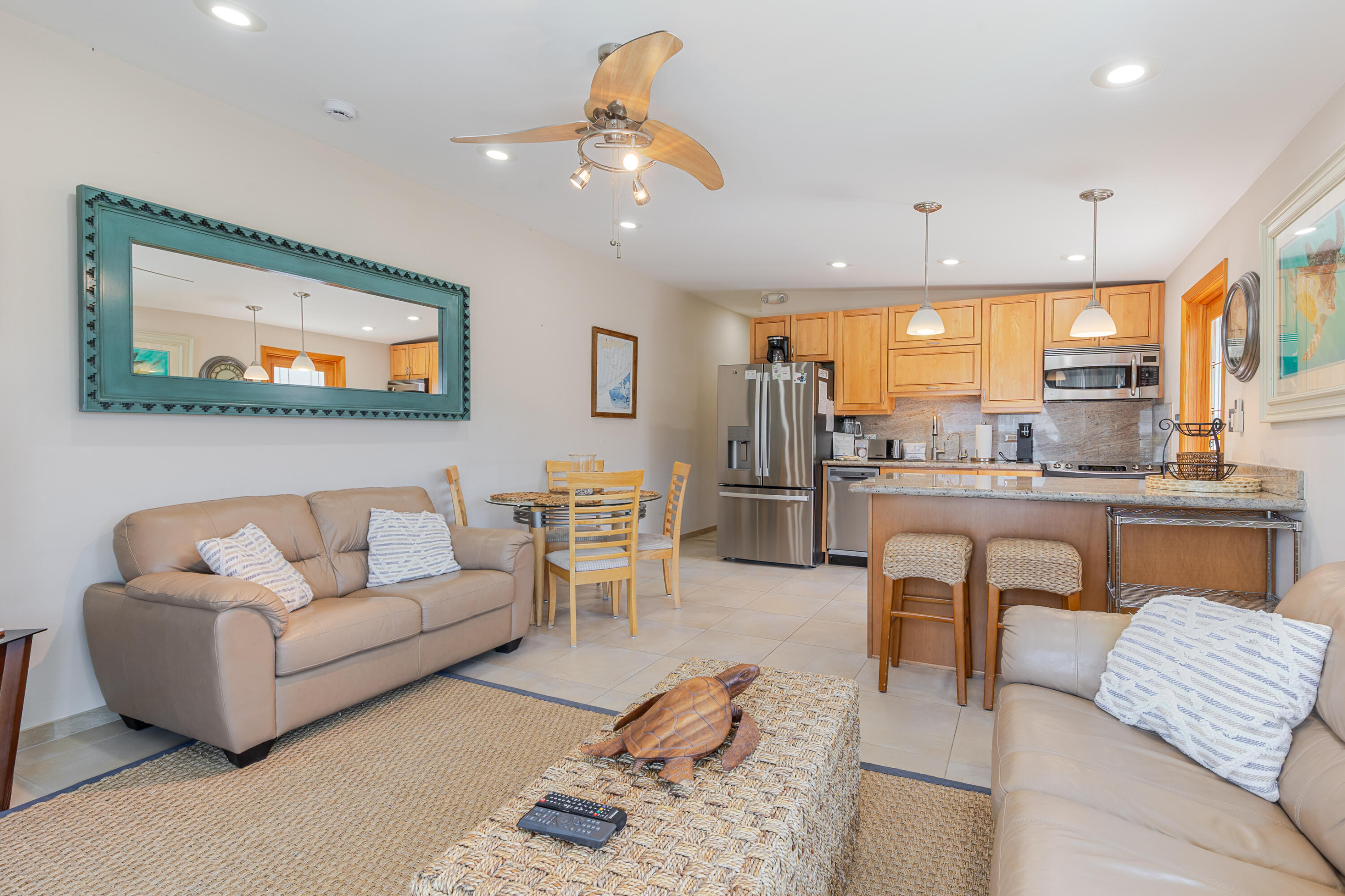 341 3rd Street Key Colony Beach, FL 33051 - Photo 19 of 42 living - kitchen area