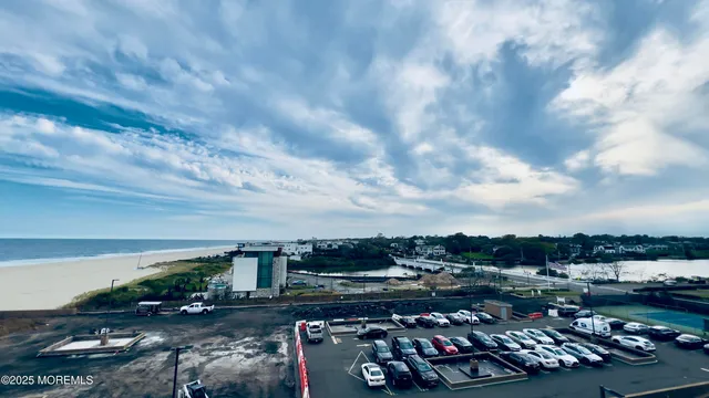 a view of a lake with houses