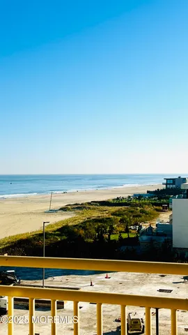 a view of an ocean and beach