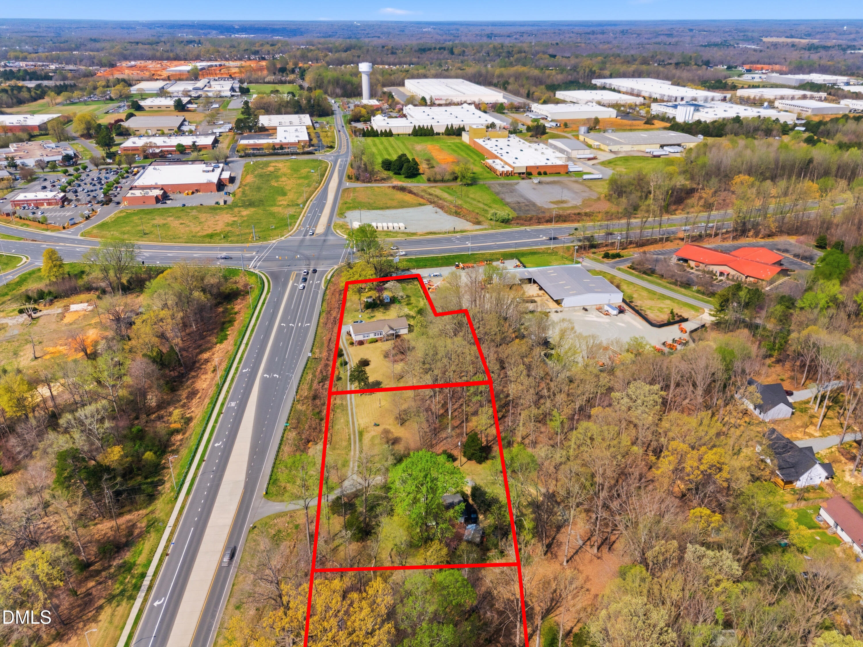 1222 South 5th Street Mebane, NC 27302 - Photo 6 of 6 an aerial view of residential houses with outdoor space