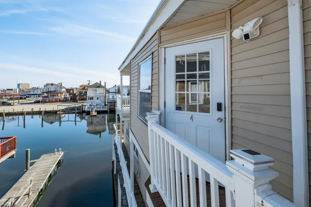 a view of a balcony with lake view