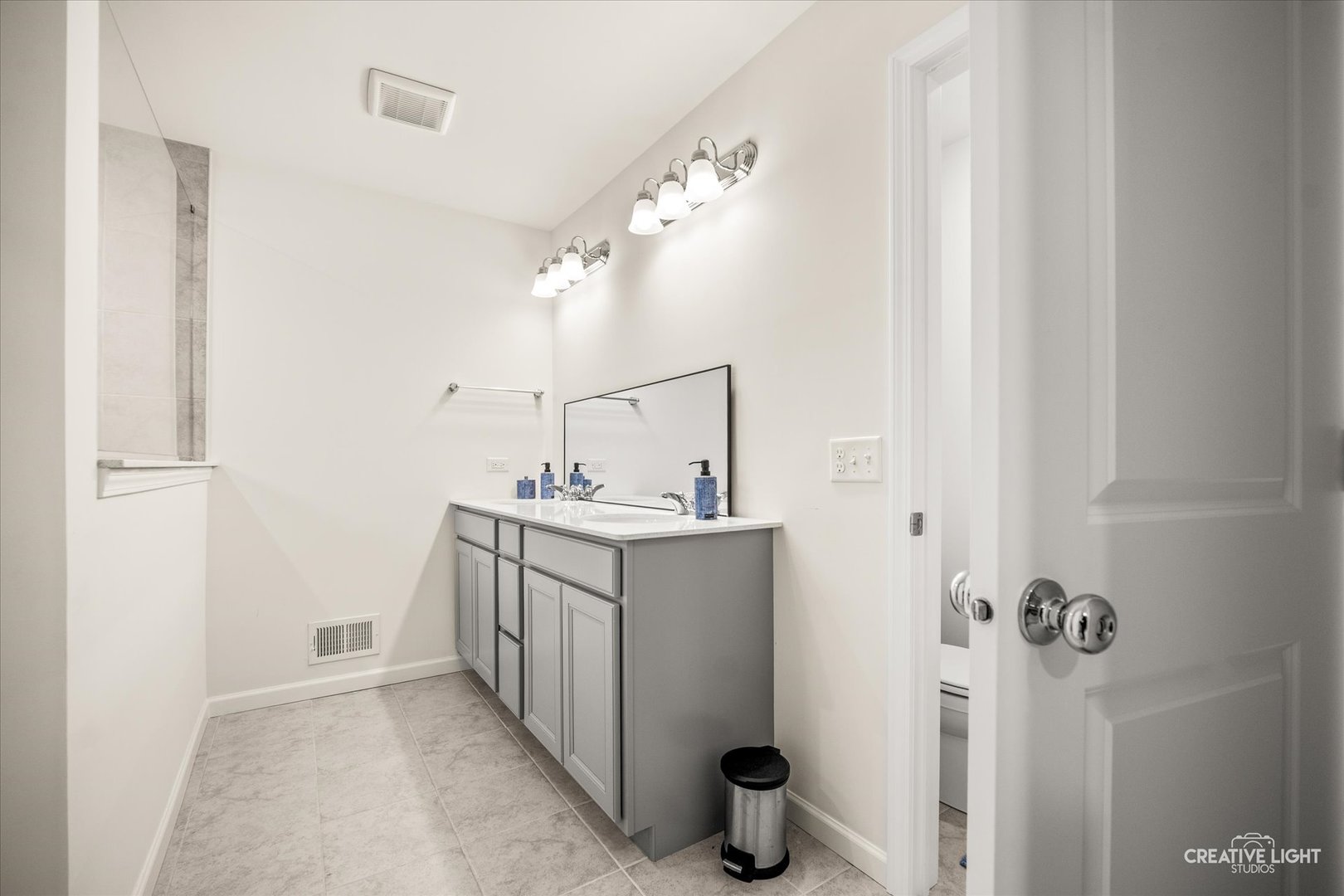3667 Peregrine Way Elgin, IL 60124 - Photo 21 of 35 a bathroom with a sink and mirror