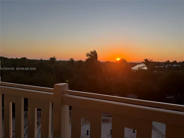 a view of sunset