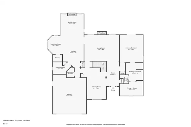 $429,900 | 1123 Blackfoot Drive, Evans, GA 30809