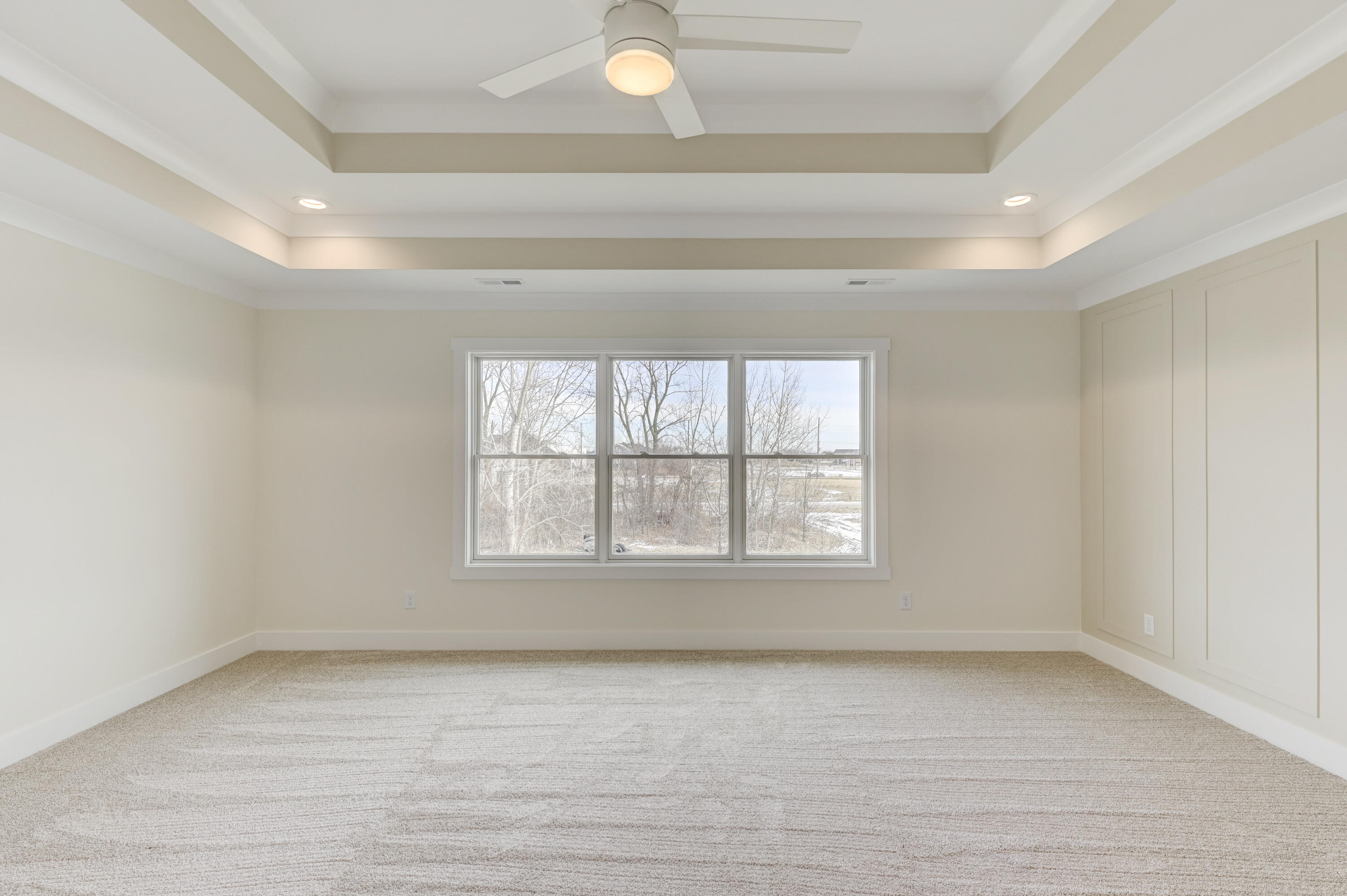 10155 Barbara Lane Munster, IN 46321 - Photo 26 of 36 an empty room with wooden floor and windows