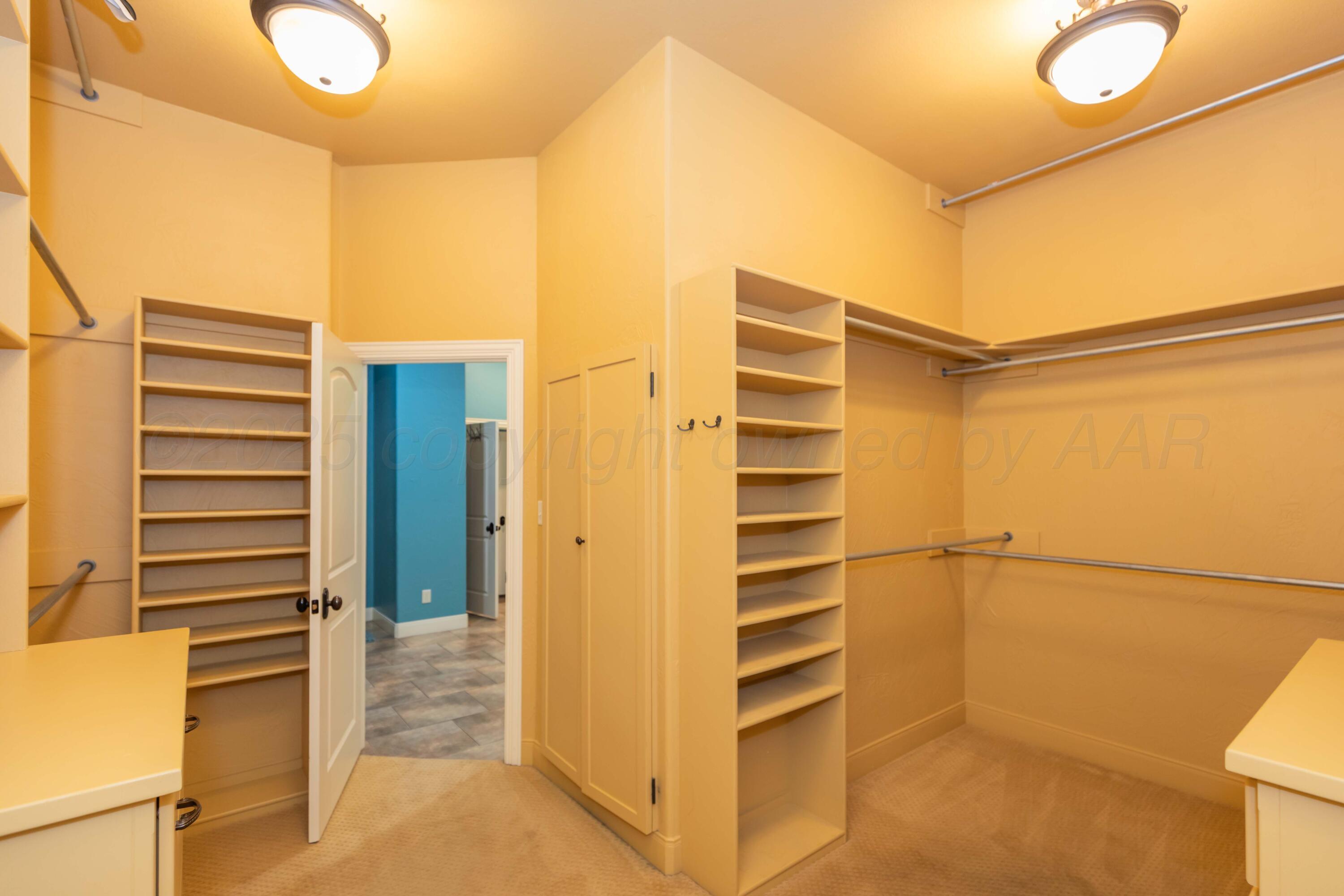 3 Country Club Drive Amarillo, TX 79124 - Photo 43 of 99 PRIMARY CLOSET VIEW 1