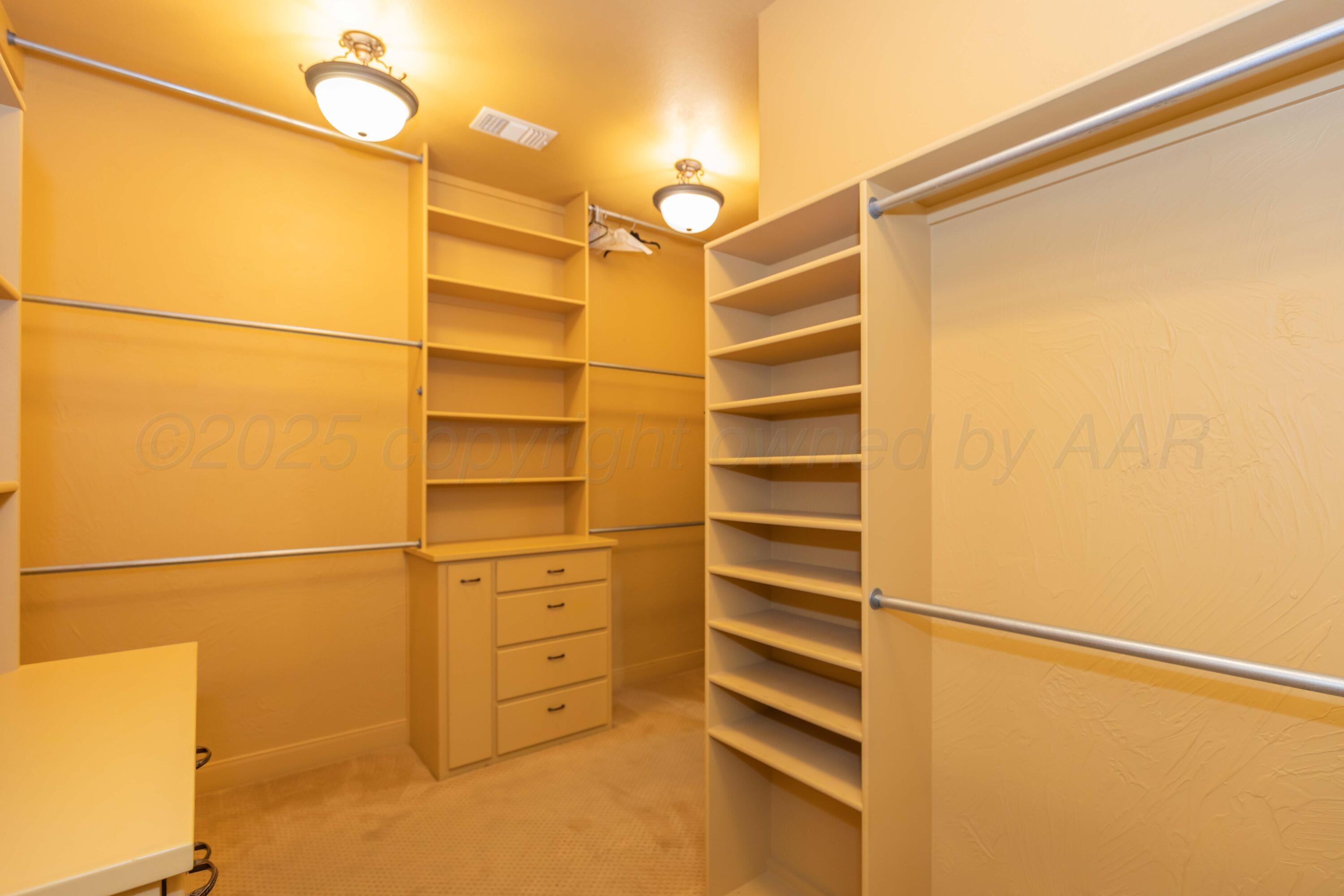 3 Country Club Drive Amarillo, TX 79124 - Photo 44 of 99 PRIMARY CLOSET VIEW 2