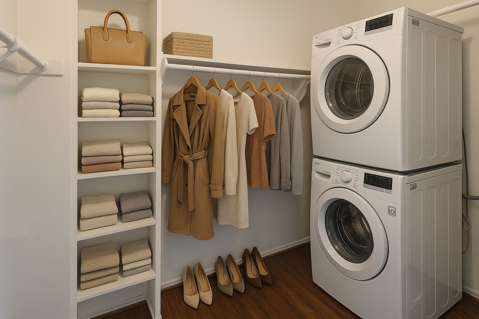 624 South Ripple Creek Drive, Unit 624 Houston, TX 77057 - Photo 15 of 30 a utility room with multiple dryer and washer