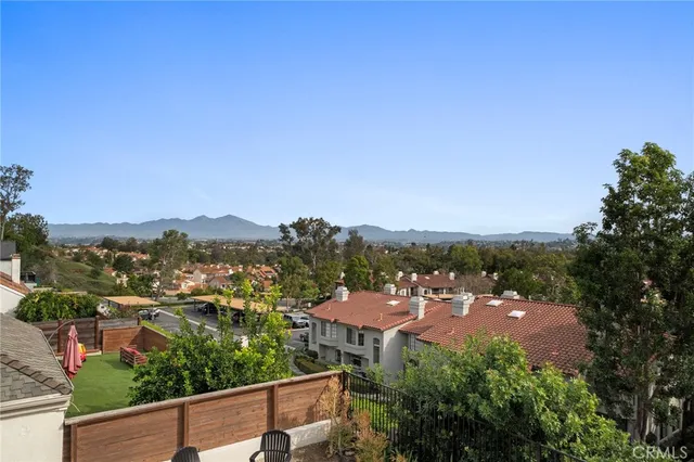 a view of a city with sunset view
