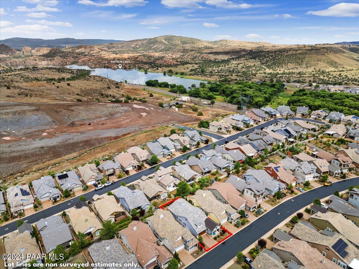 2206 Calgary Drive Prescott, AZ 86301 - Photo 30 of 54 an aerial view of residential building with parking space