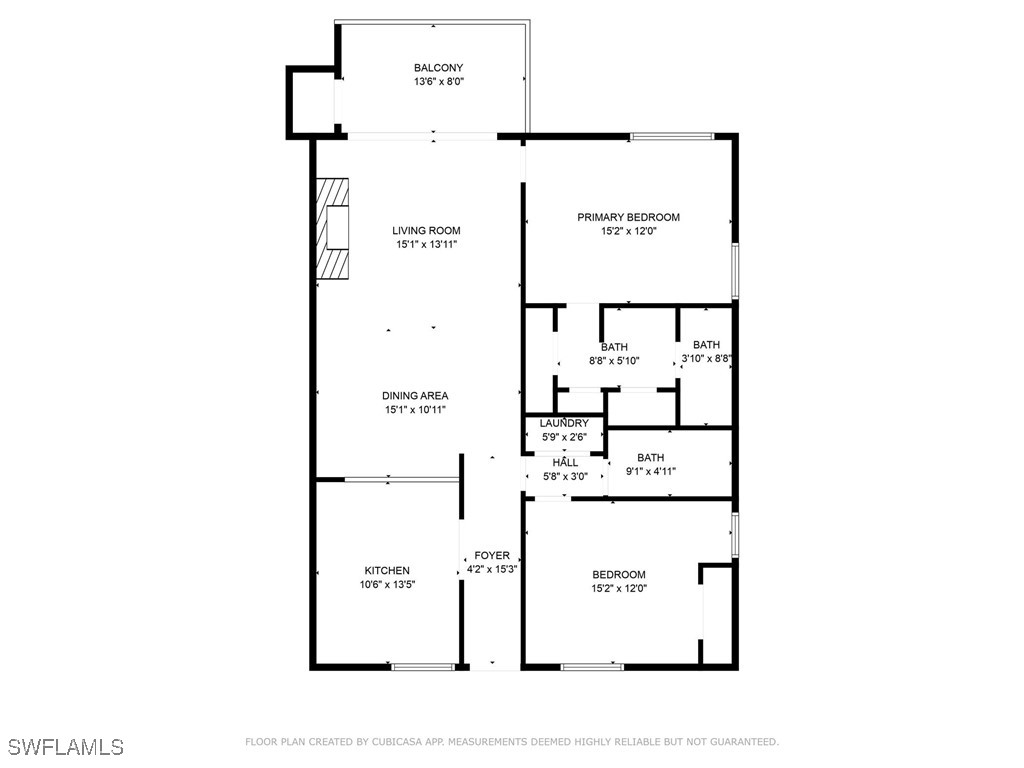 16650 Partridge Place Road, Unit 204 Fort Myers, FL 33908 - Photo 47 of 47 a picture of a floor plan