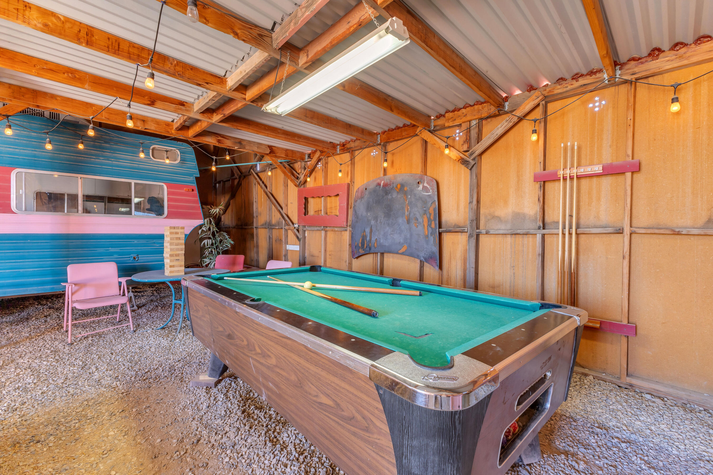 2642 Star Lane Joshua Tree, CA 92252 - Photo 58 of 76 a room with pool table and a couches
