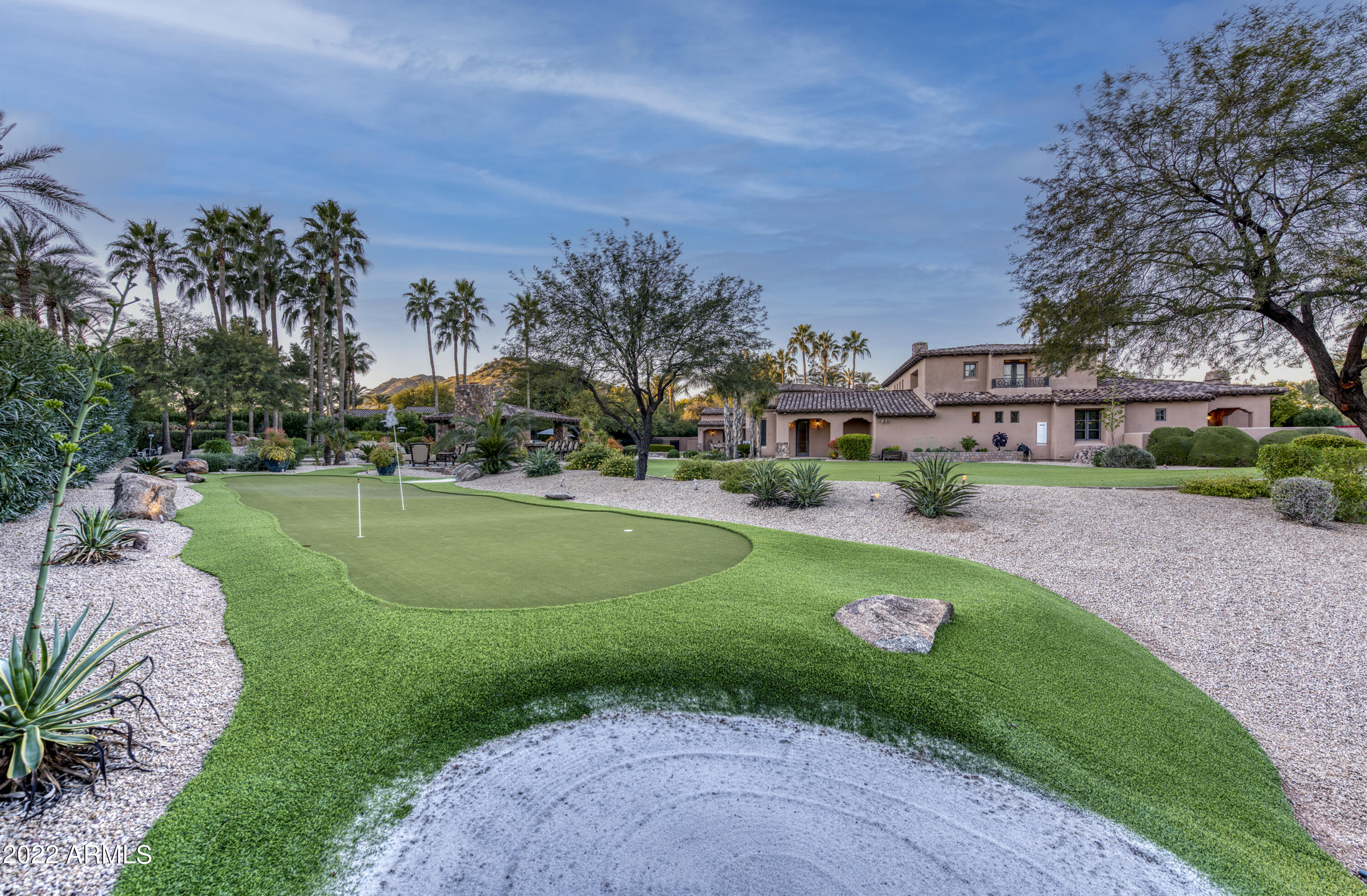 6683 East Judson Road Paradise Valley, AZ 85253 - Photo 21 of 78 071_Exterior Lot View Putting Green