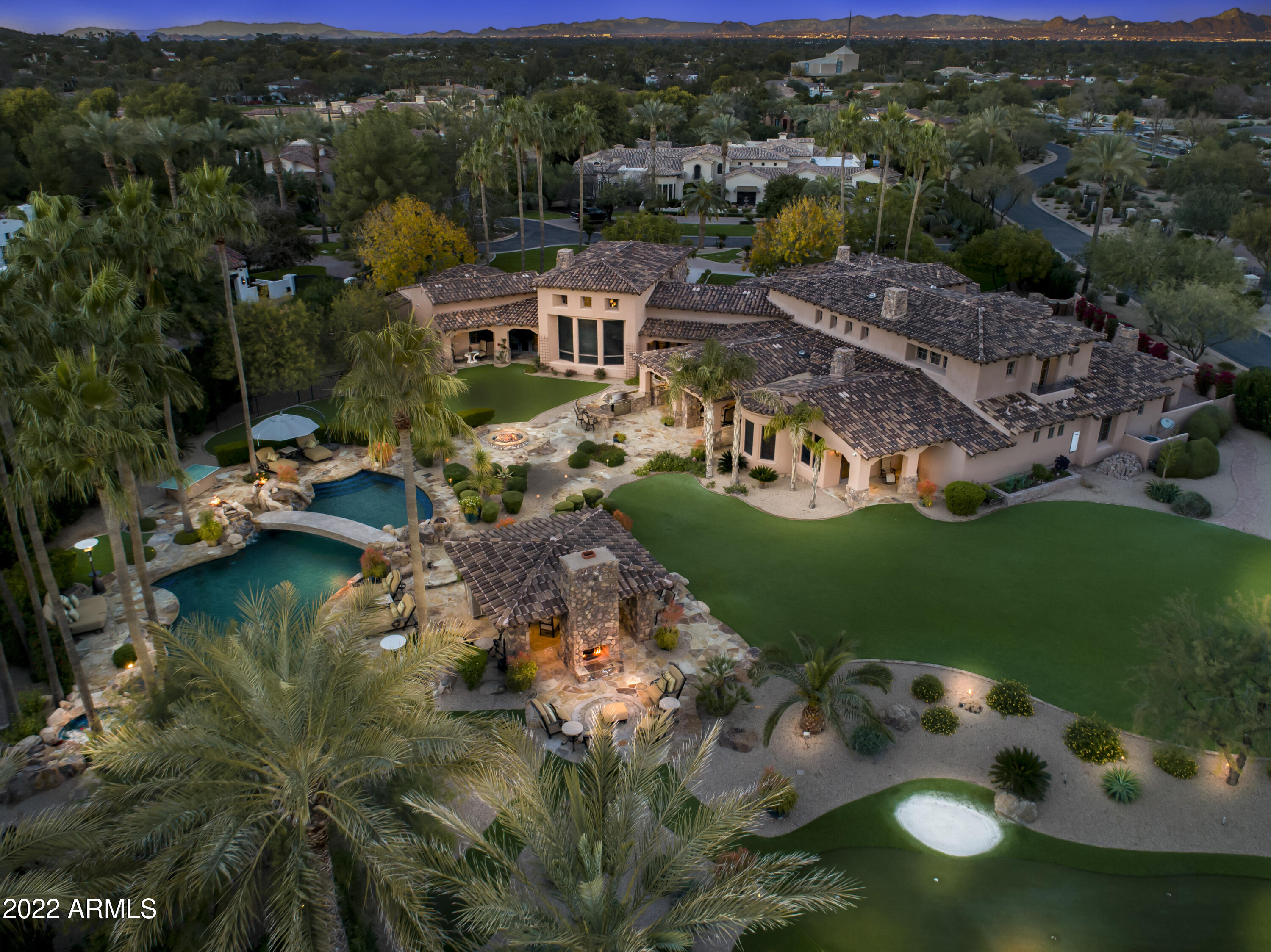 6683 East Judson Road Paradise Valley, AZ 85253 - Photo 3 of 78 065_Aerial Exterior Lot View