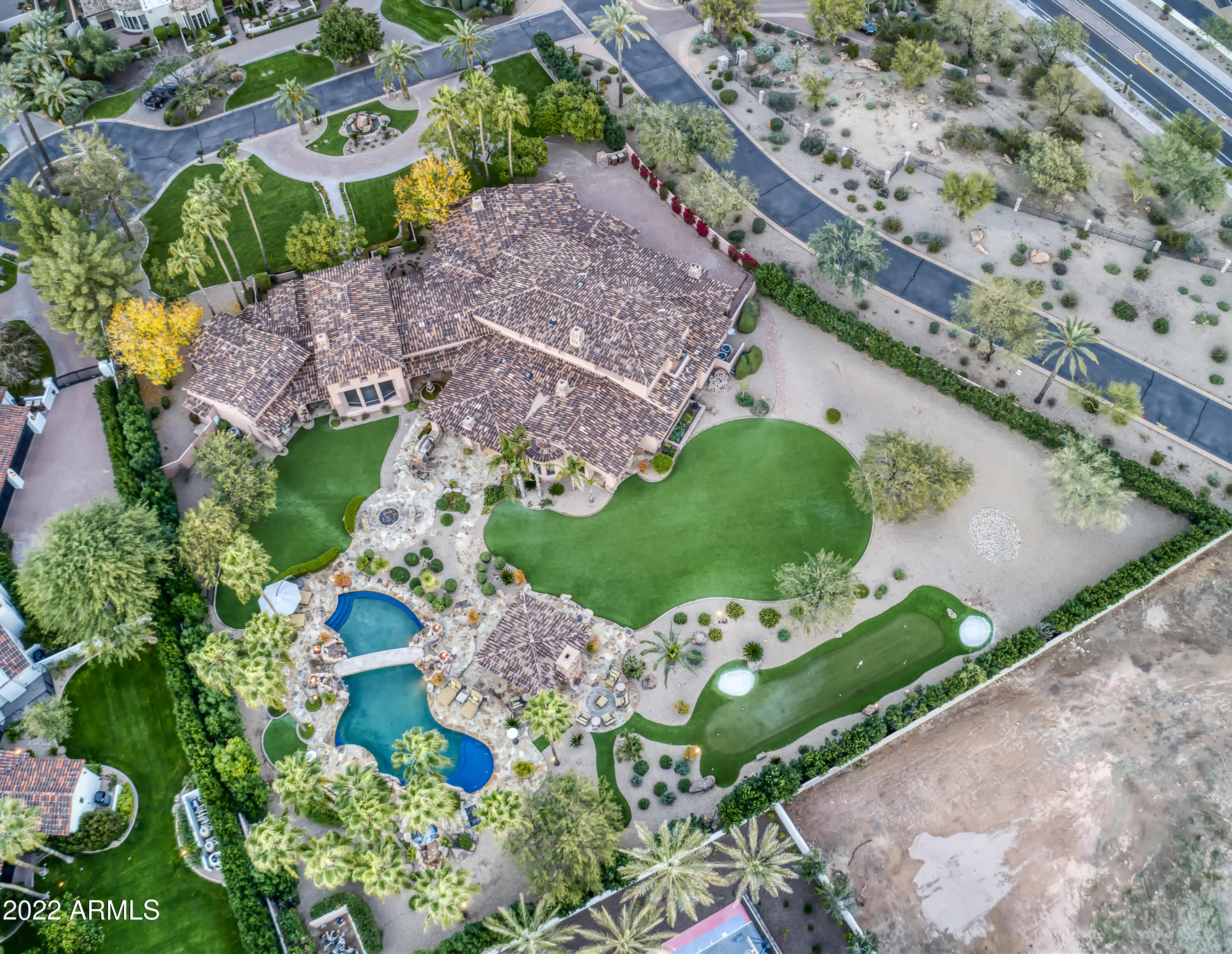 6683 East Judson Road Paradise Valley, AZ 85253 - Photo 50 of 78 086_Aerial Birds Eye View