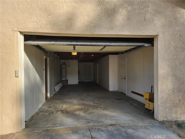 a front view of a house with a outdoor space