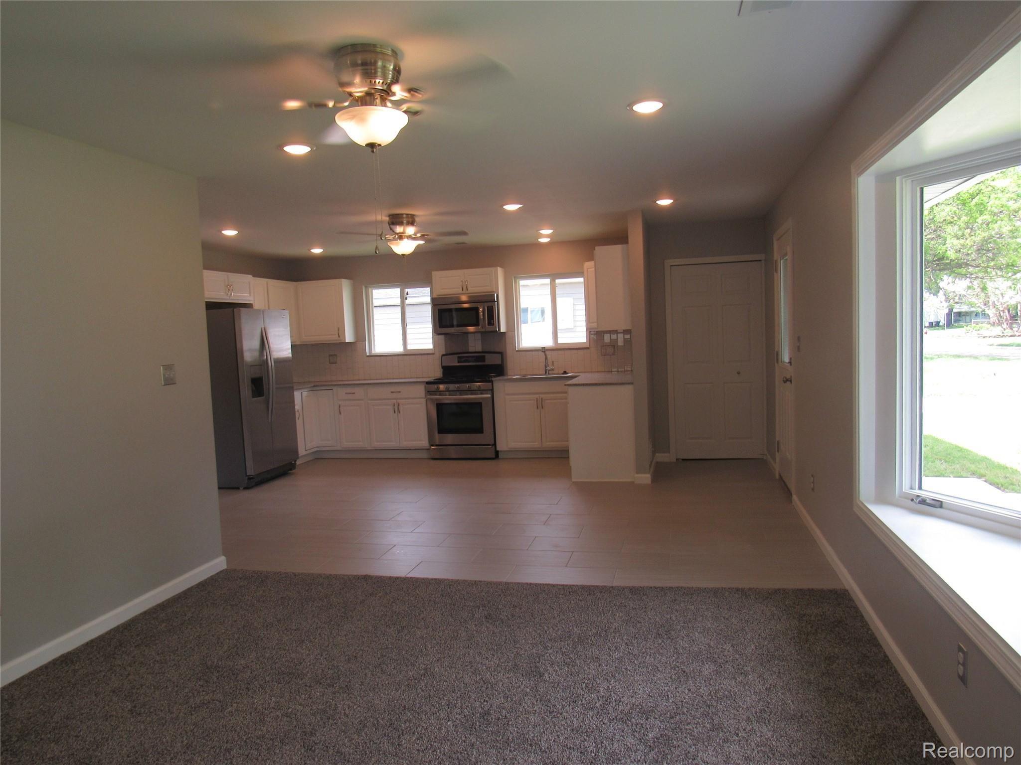 Living Room is open to large spacious kitchen!
