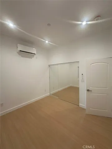 an empty room with an entryway