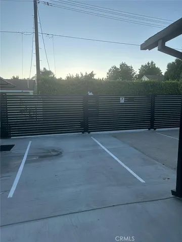 a view of a car garage