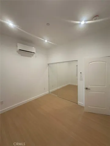 an empty room with an entryway