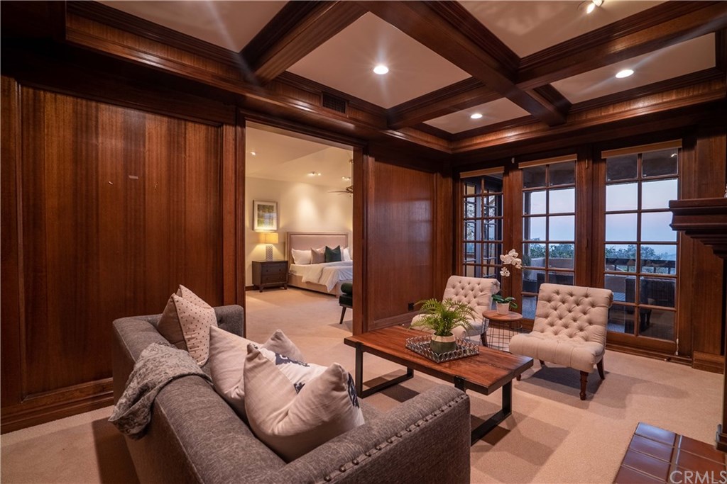 10521 Easter Hill Drive North Tustin, CA 92705 - Photo 13 of 31 Sitting room in Master bedroom, or can be used as an office, with access to covered patio.