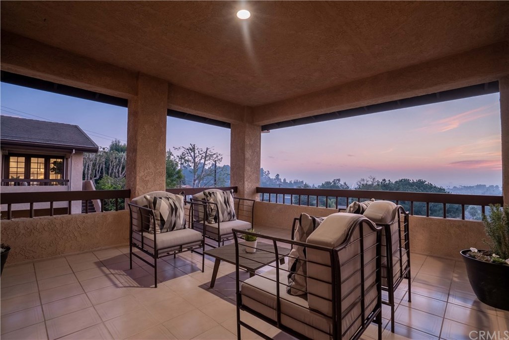 10521 Easter Hill Drive North Tustin, CA 92705 - Photo 27 of 31 Terrace patio off kitchen and dining room have amazing views!!!.