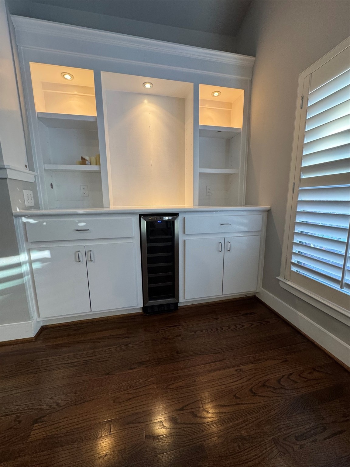 3606 Omeara Drive Houston, TX 77025 - Photo 6 of 21 a view of a kitchen with wooden floor and a window