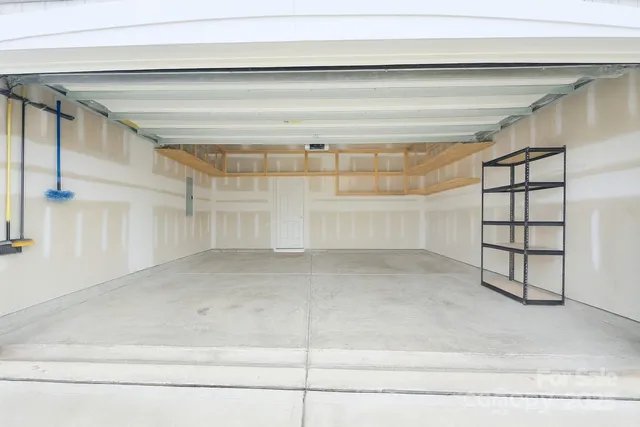 a view of a store room with shelves