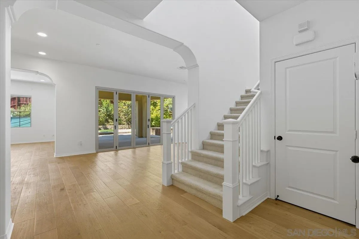 4249 Peralta Street Carlsbad, CA 92010 - Photo 14 of 49 a view of entryway with wooden floor and front door