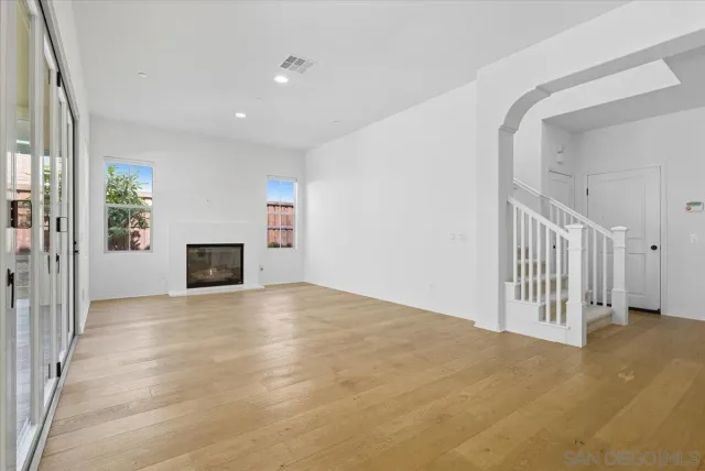 a view of a livingroom with a fireplace