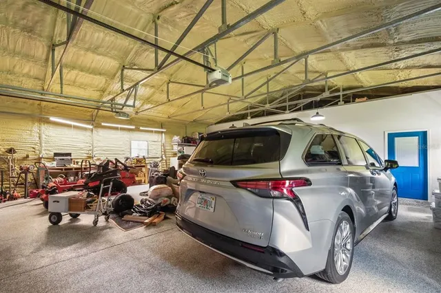 a view of a swimming pool with a lounge chairs