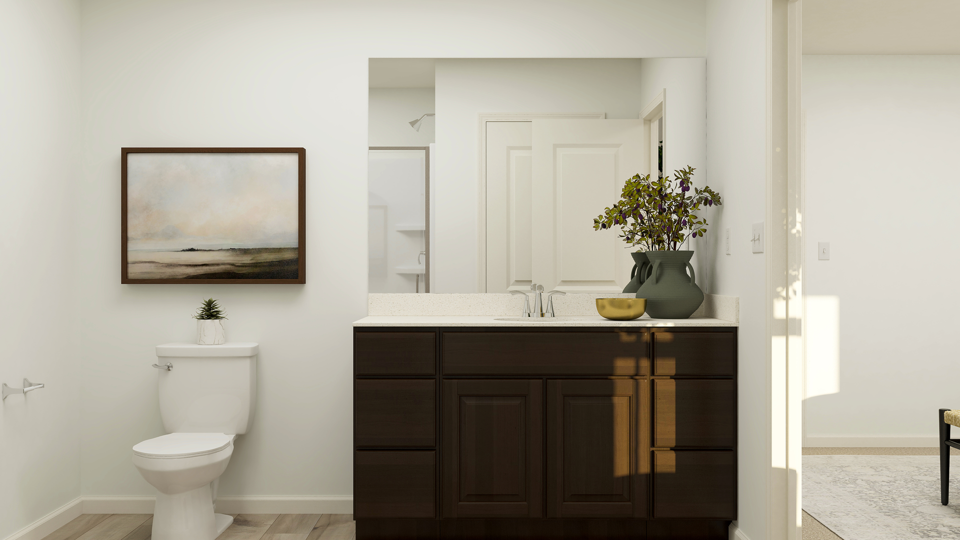 12058 Jordi Road Huntley, IL 60142 - Photo 9 of 18 a bathroom with a sink and a mirror