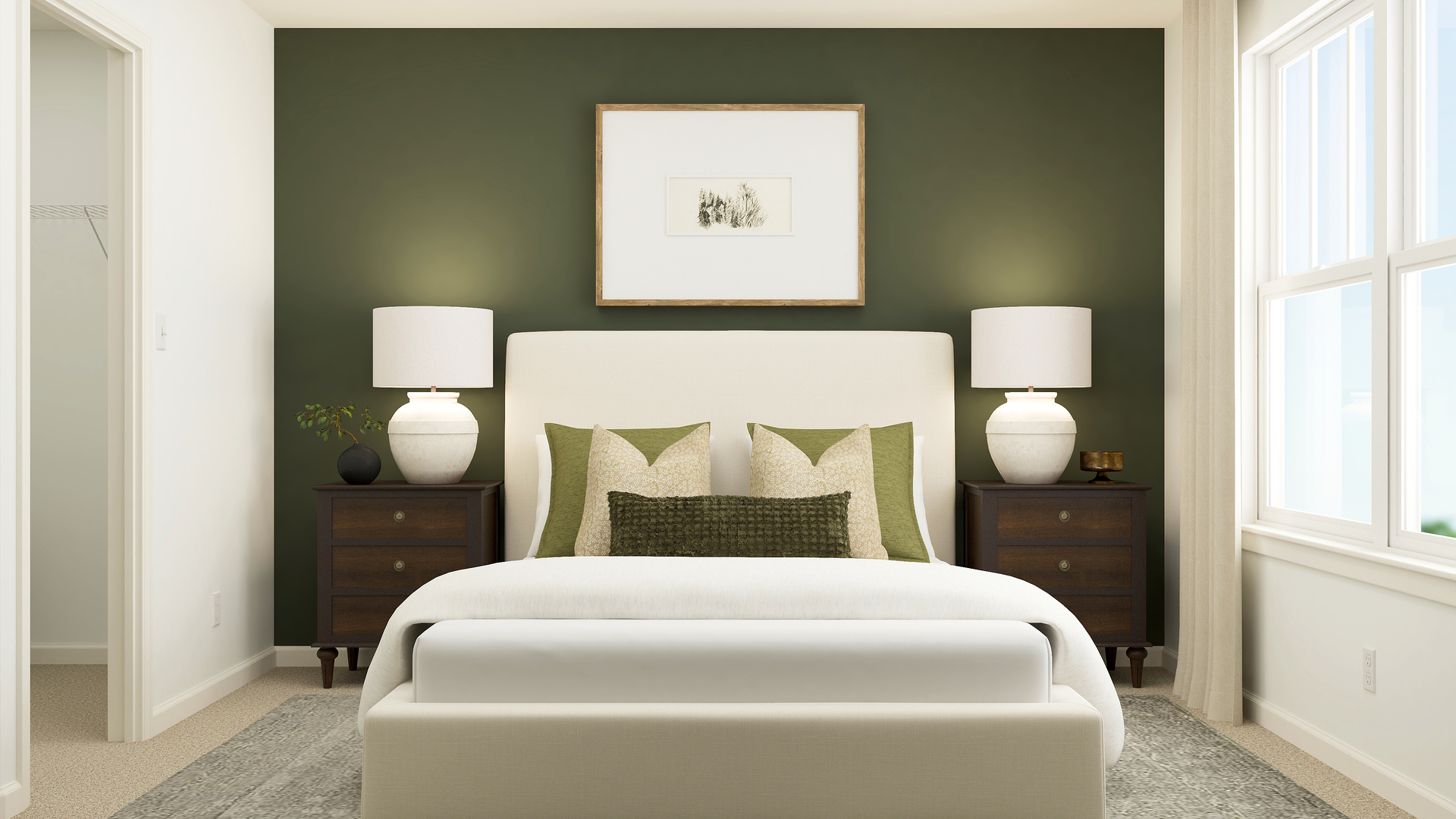 12058 Jordi Road Huntley, IL 60142 - Photo 10 of 18 a bedroom with a bed and painting on the wall