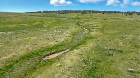 a view of an ocean from a yard