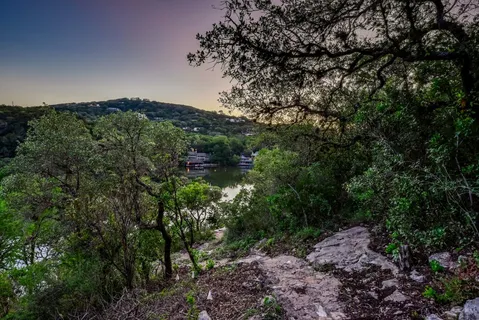 a view of a green field