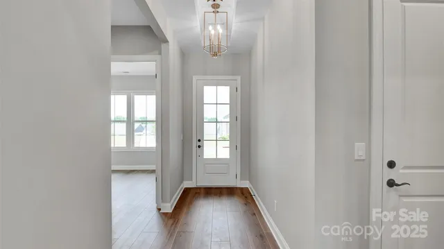 a view of livingroom with hardwood floor and window