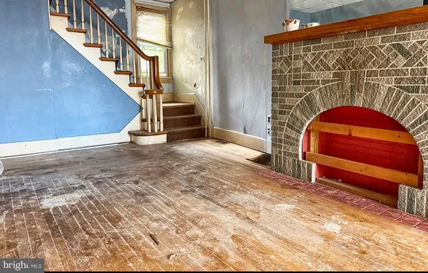 a view of an entryway with staircase