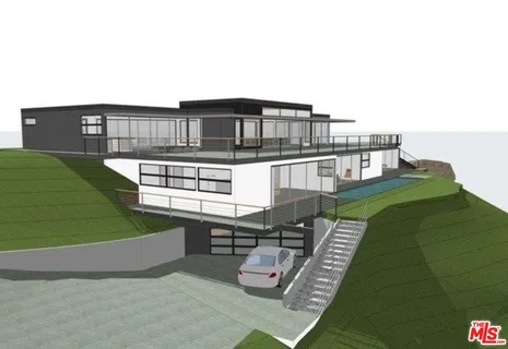 a view of snow on the road