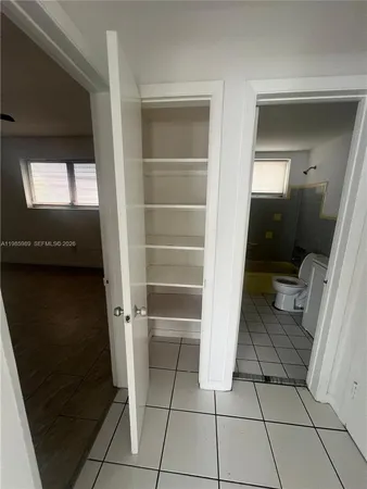 a view of walk in closet