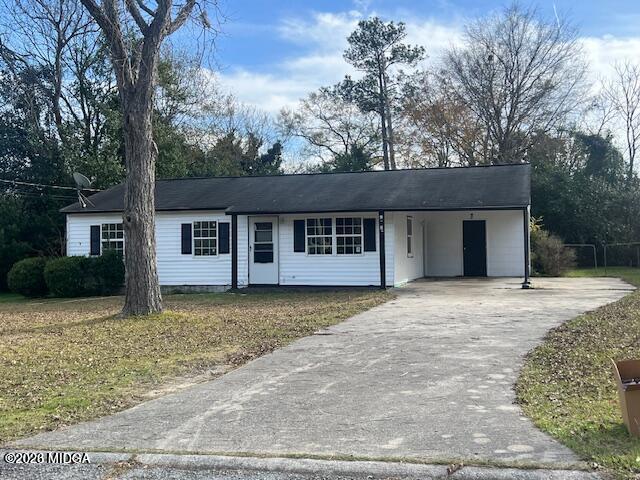 1624 Randall Road Macon, GA 31206 - Photo 1 of 5 front view of a house with a yard