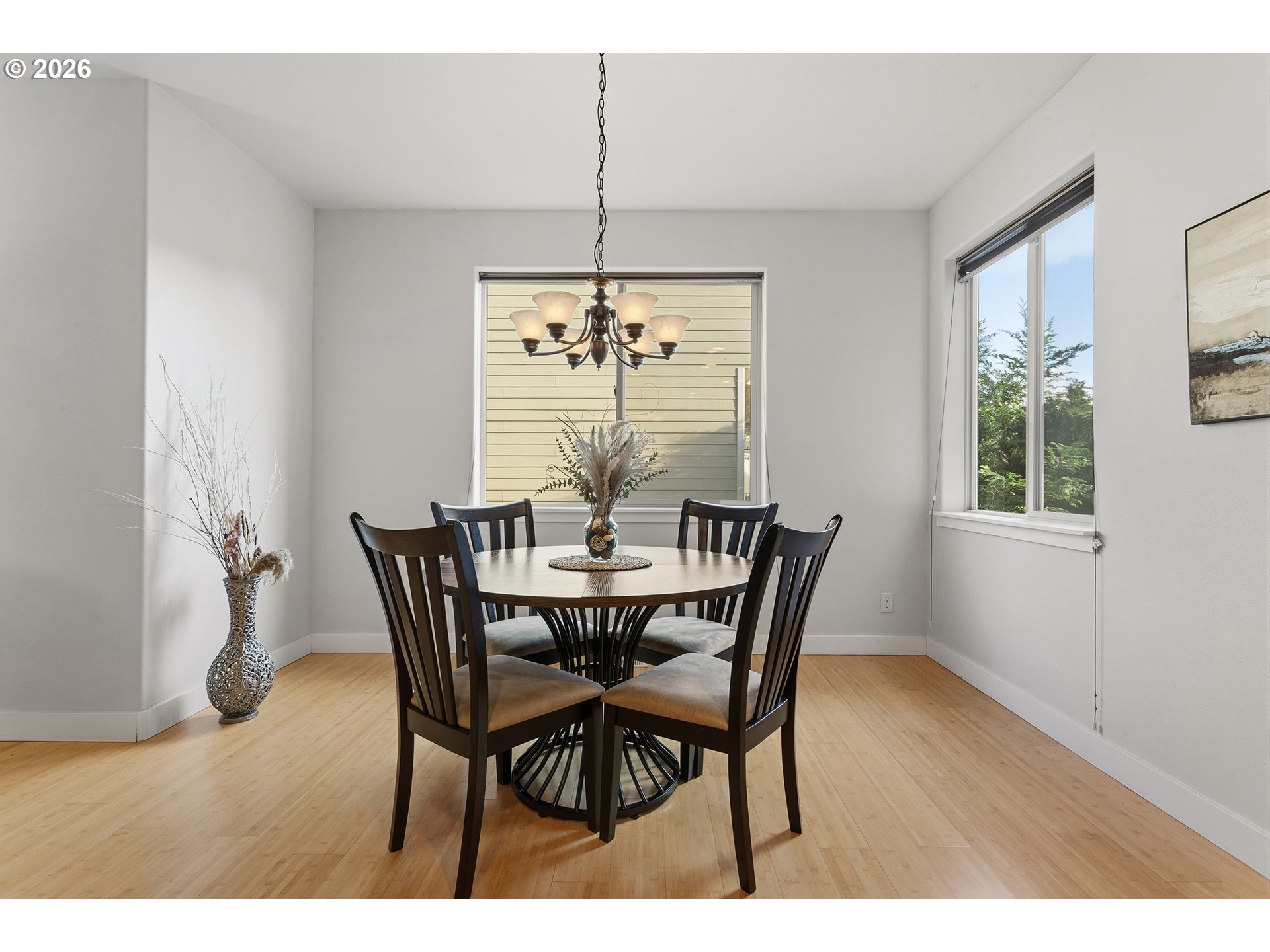 2502 Northwest Parnell Terrace Portland, OR 97229 - Photo 20 of 48 a view of a dining room with furniture window and outside view