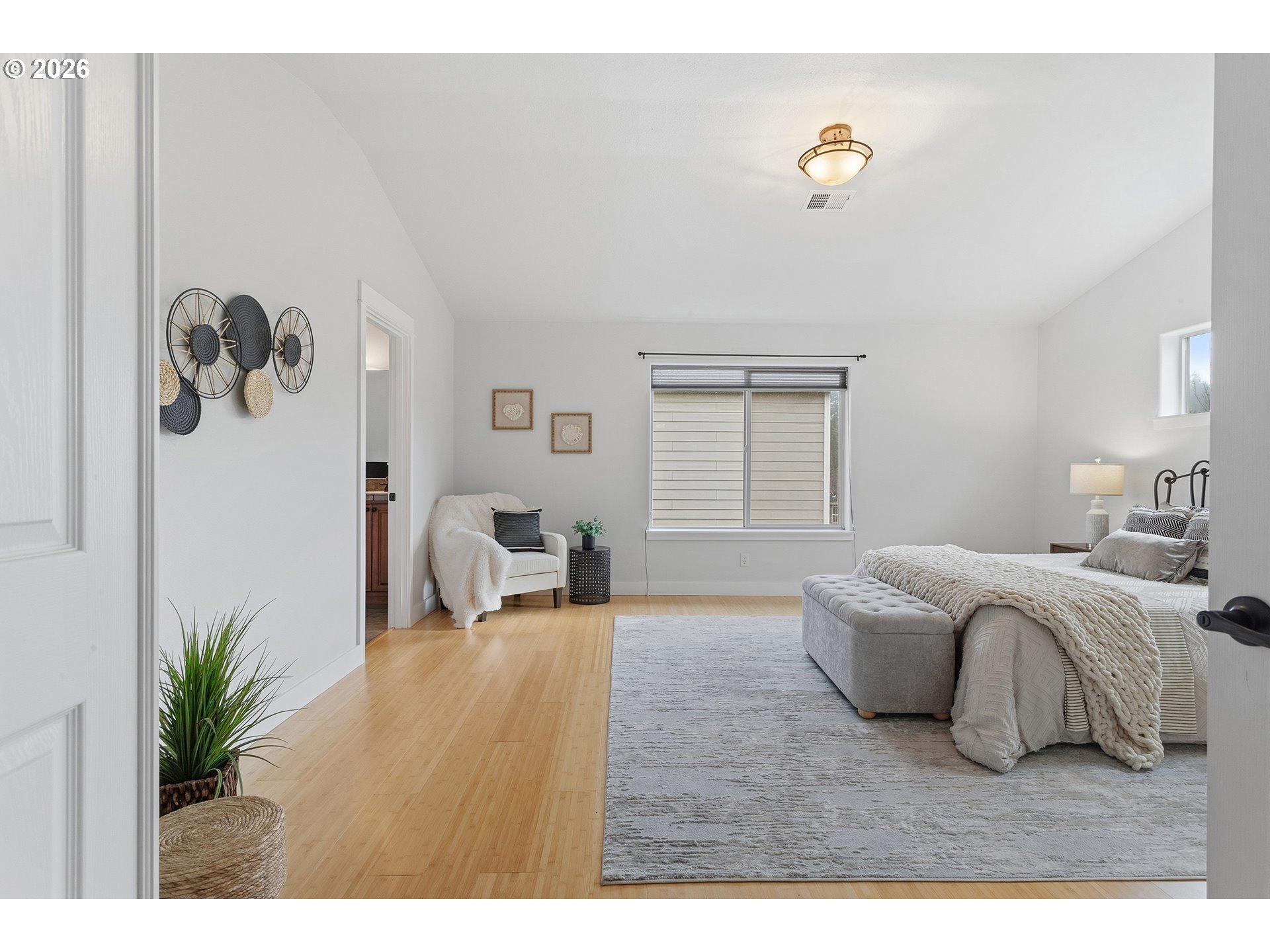 2502 Northwest Parnell Terrace Portland, OR 97229 - Photo 25 of 48 a bedroom with a bed and a couch