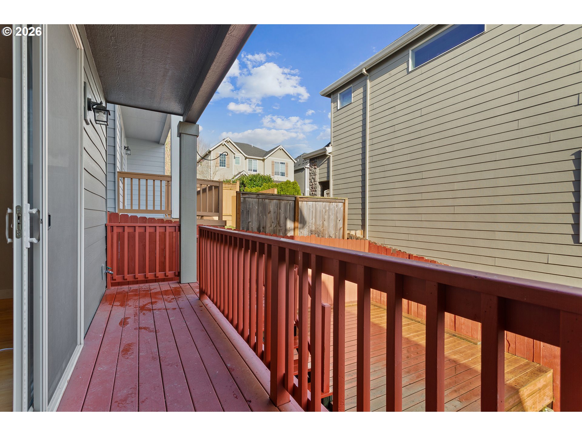 2502 Northwest Parnell Terrace Portland, OR 97229 - Photo 46 of 48 a view of a balcony with wooden floor